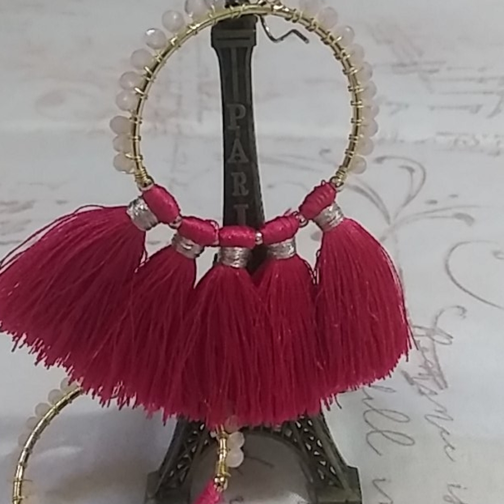 Express trendy pink earrings.. - Picture 7 of 12